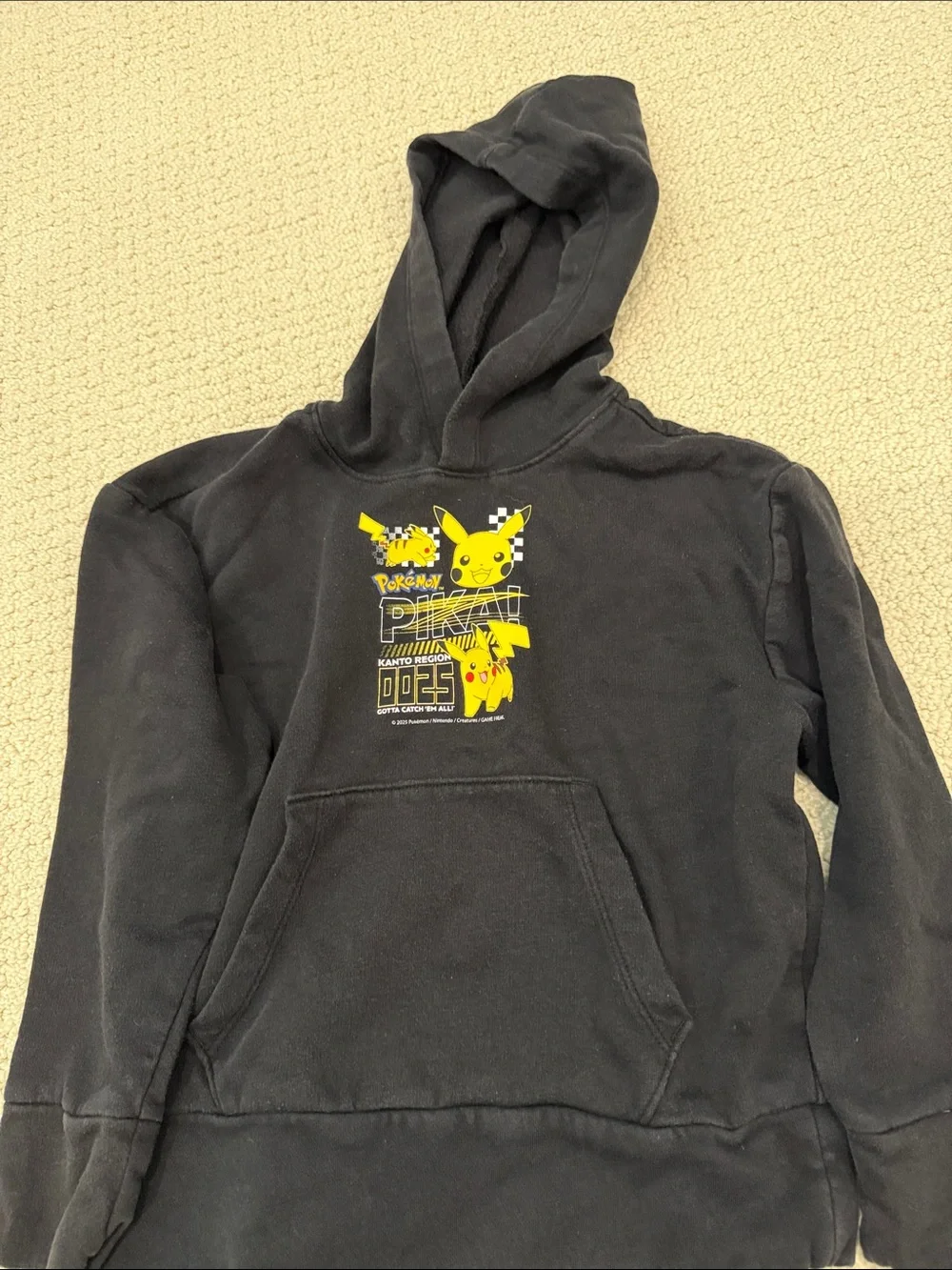 Bundle of 3 Kid’s Hoodies-Pokemon, Mario, Spider-Man